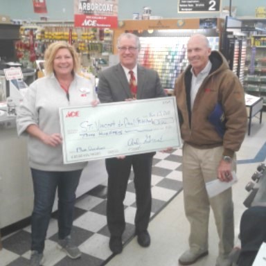 Ace check from mums and donations for AG